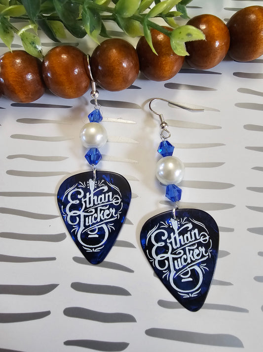 Pick Earring with Beads
